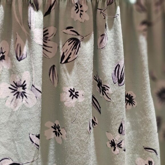 Womans Small Summer Dress Ditsy Floral Patchwork  Swing Silhouette Color Block - Picture 7 of 8